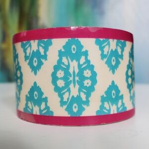 Moroccan Style Enamel Cuff Bracelet